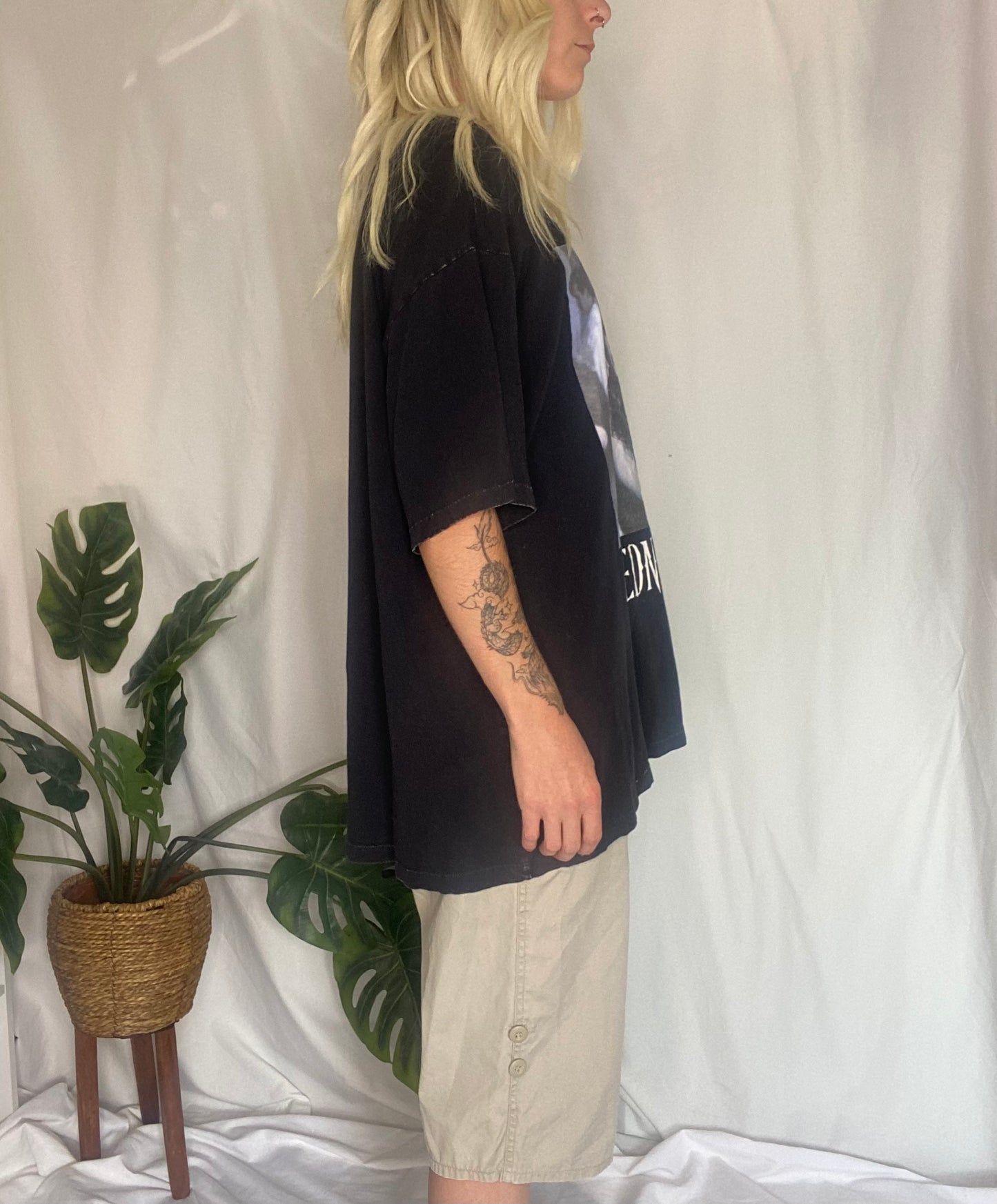 Cool Wednesday black graphic t-shirt