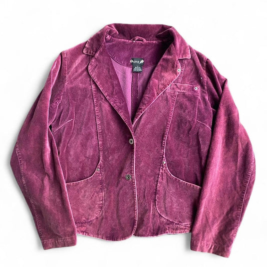 Vintage Burgundy corduroy blazer
