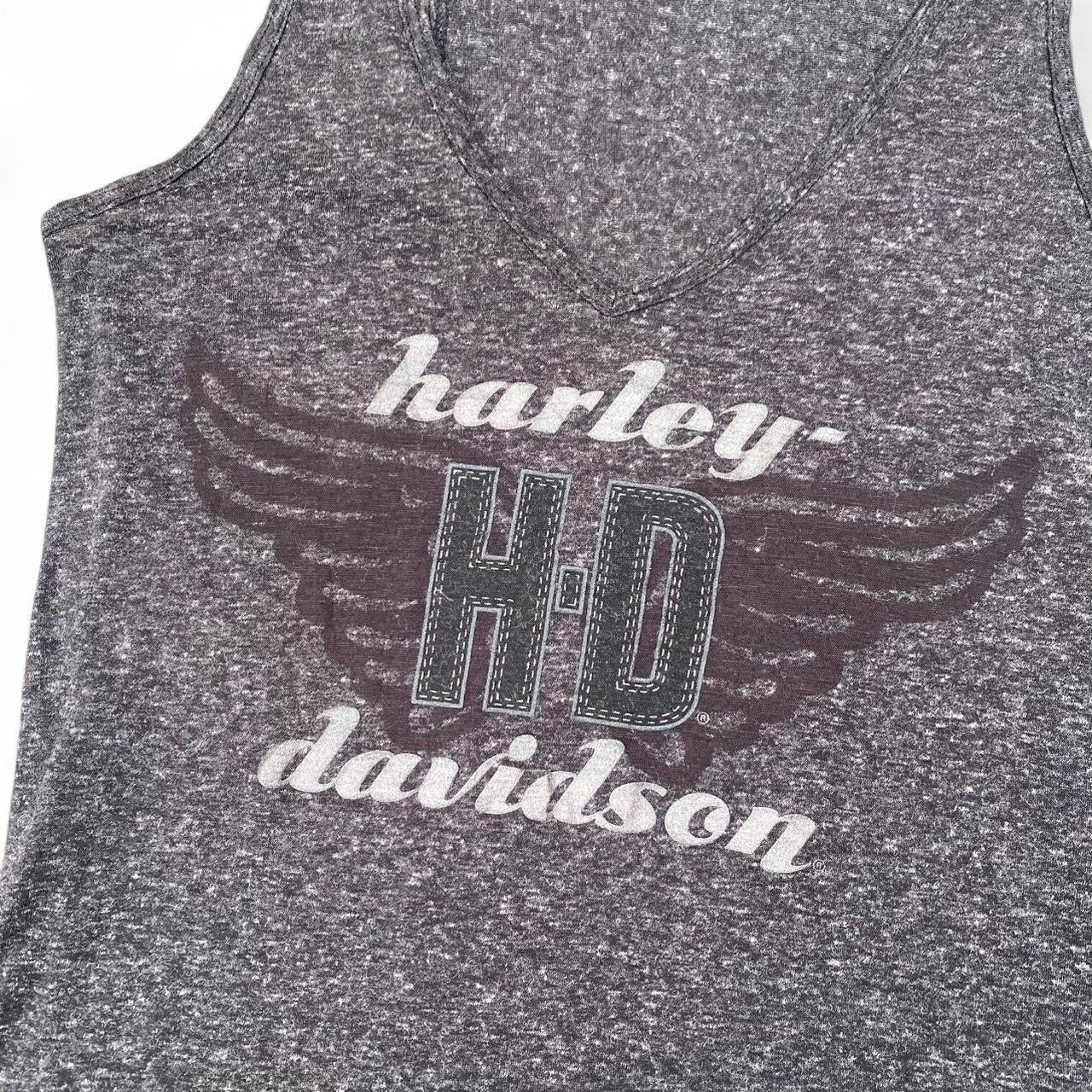 Purple Harley Davidson tank top