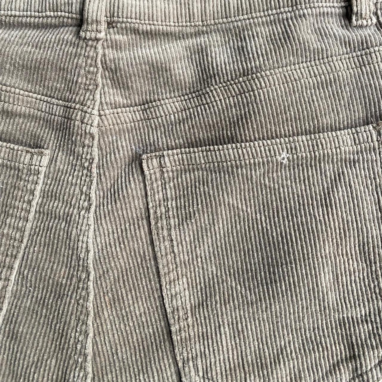 Light brown corduroy high waisted pants