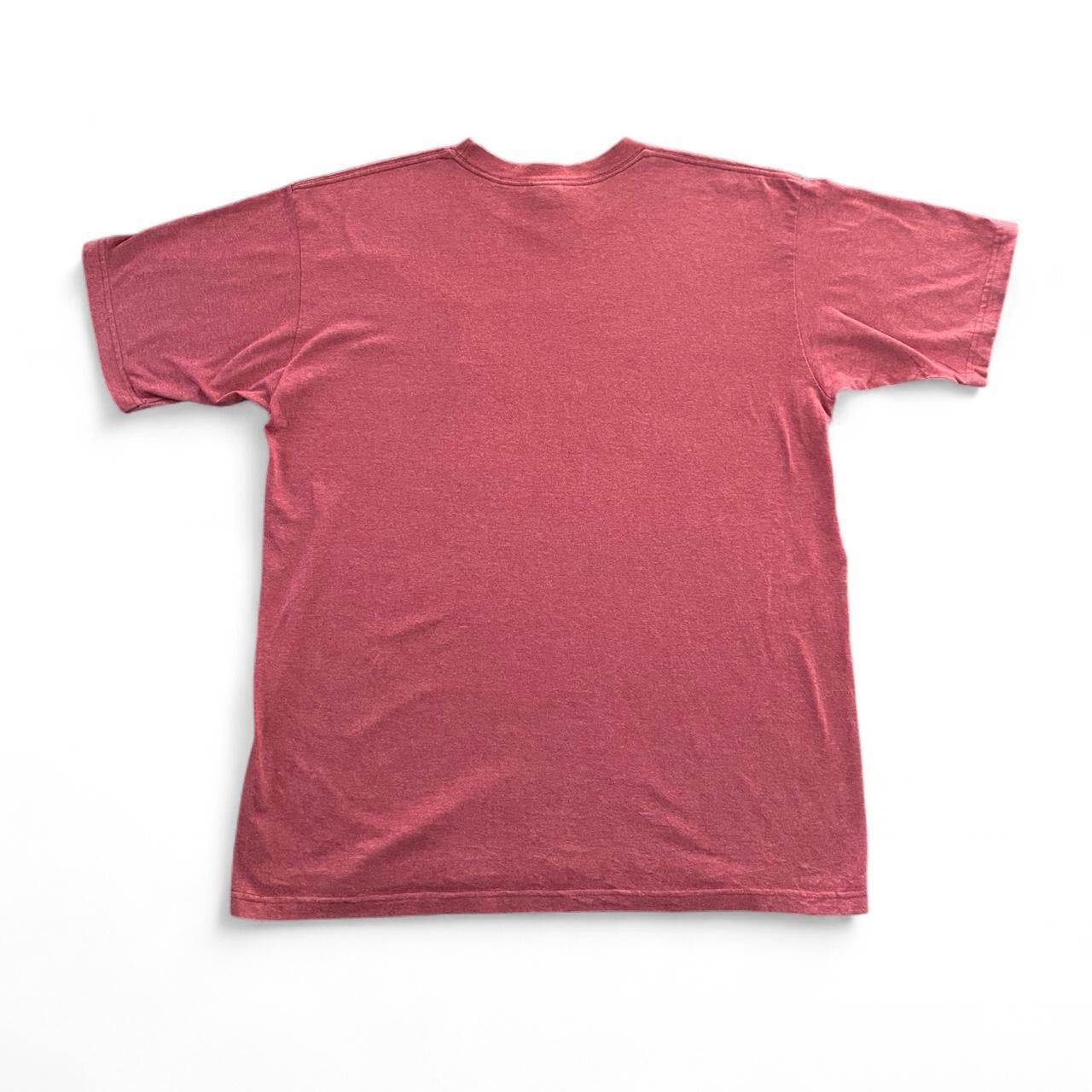 Vintage Burgundy North Face T-shirt