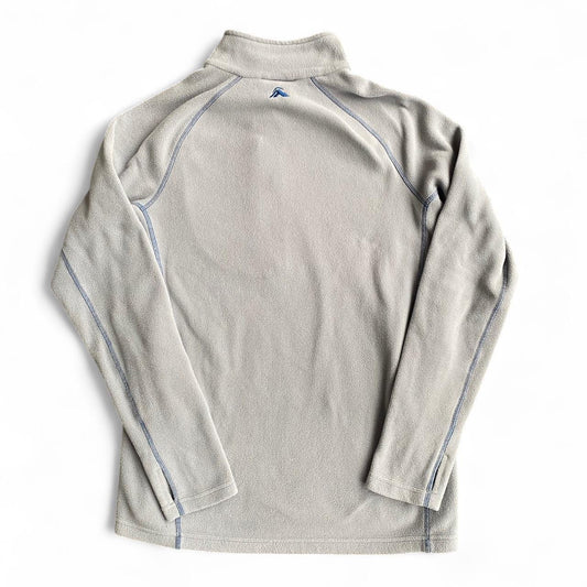 Macpac lightweight grey half zip fleece