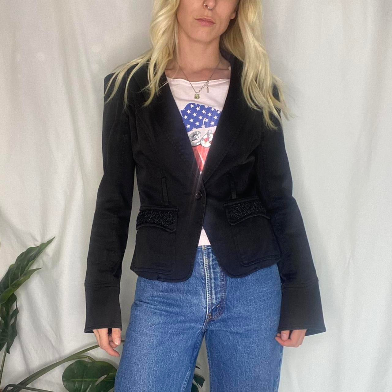 Black Morgan de Toi Y2K Blazer