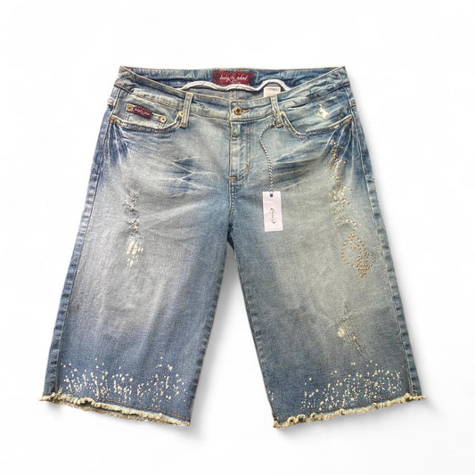 Authentic Deadstock Baby Phat Distressed Denim Jorts!