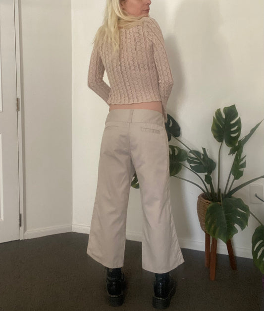 00s Glassons cream 3/4 pants