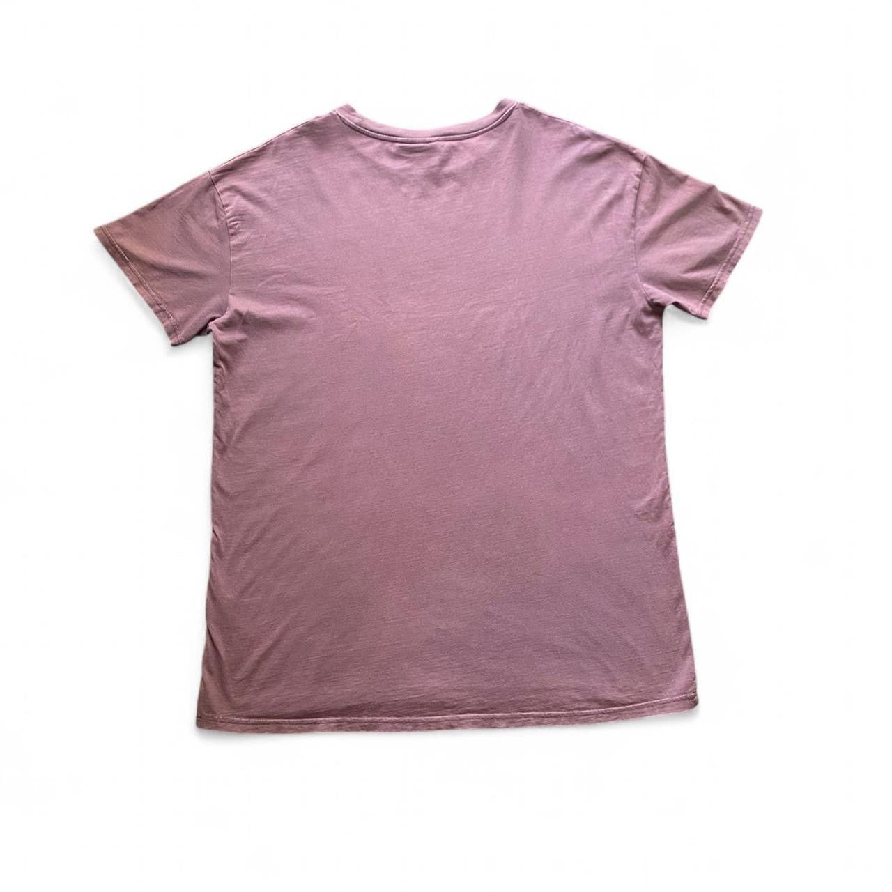 Faded Burgundy Snoopy cotton t-shirt