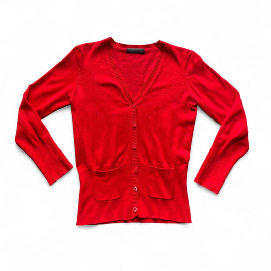 Cute red knit Cardi