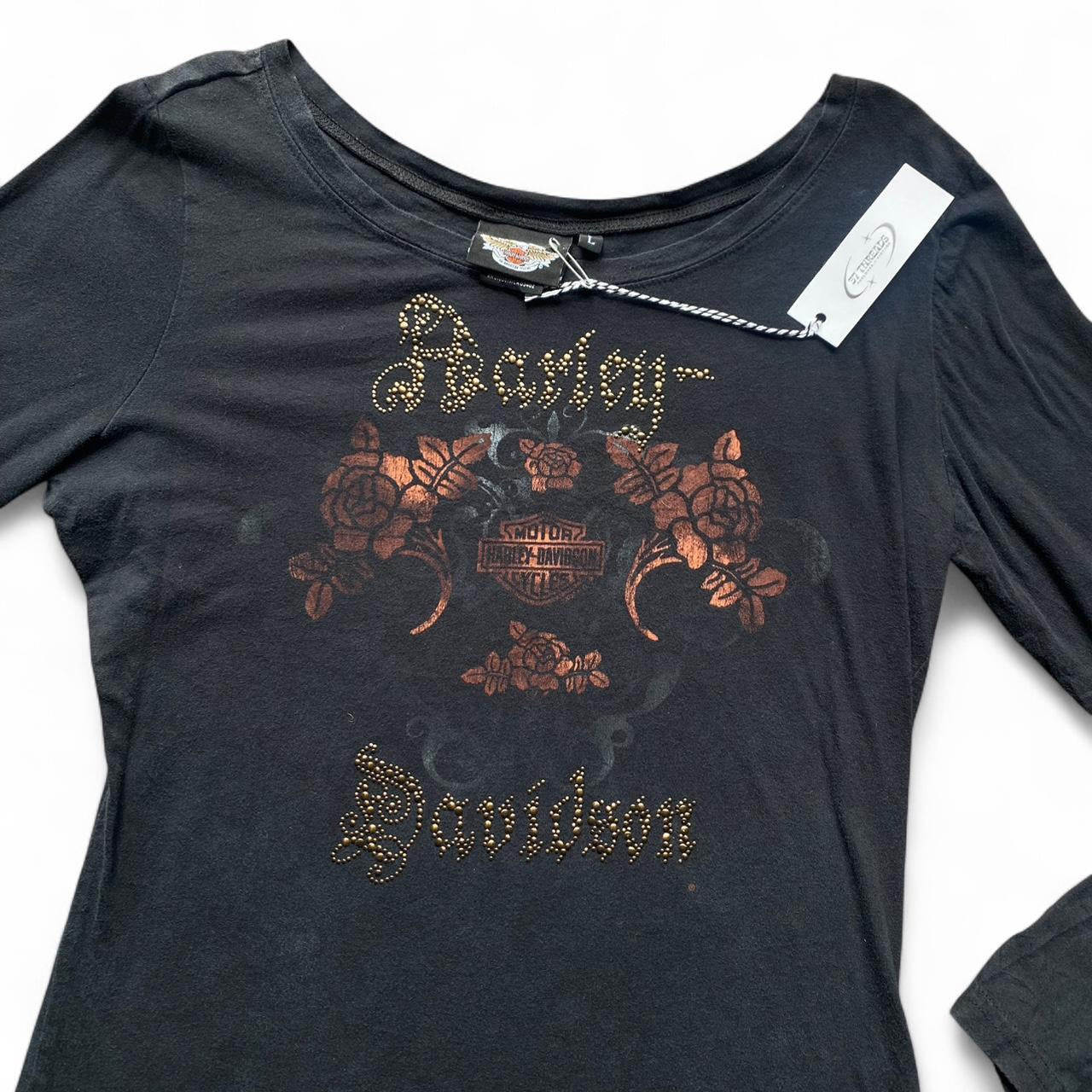 Cool Graphic Harley Davidson Longsleeve Top