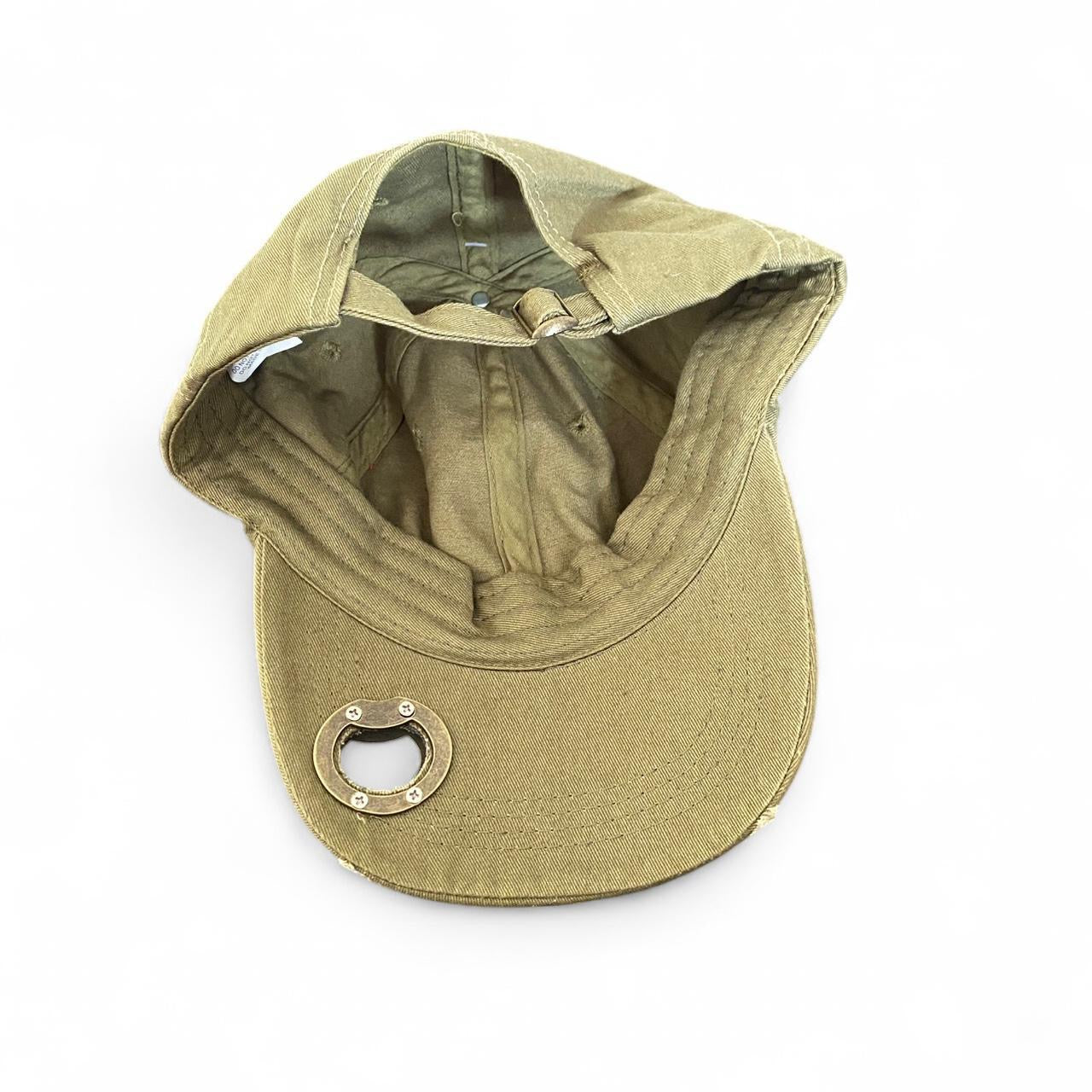 Sick NZ khaki cap with bottle opener!