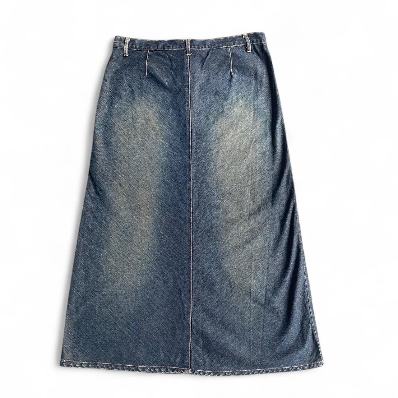 Vintage 90s denim maxi skirt