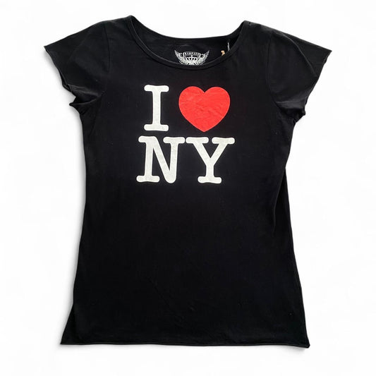 Amazing Y2K I ❤️ NY black tee