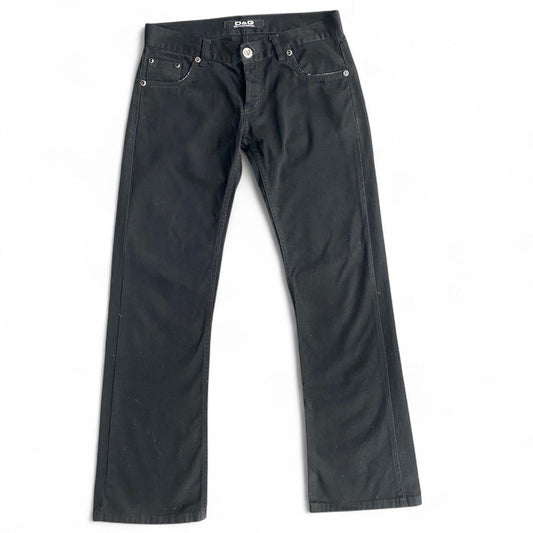 Vintage Genuine Dolce and Gabbana Low-rise Black Denim Jeans