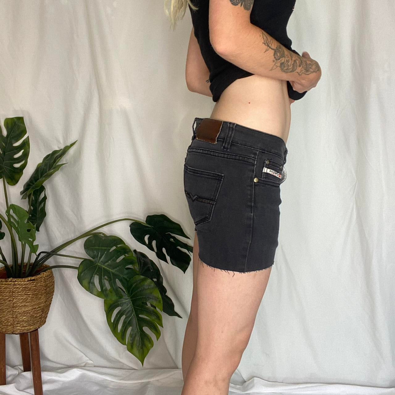 Vintage Diesel re-worked denim shorts