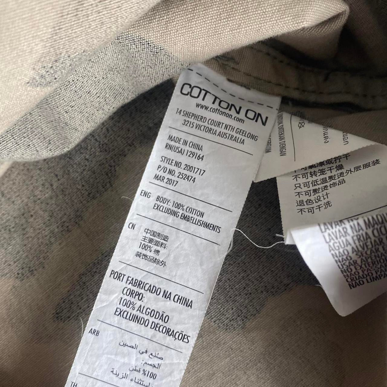 Camo cargo jacket with sequin patches!