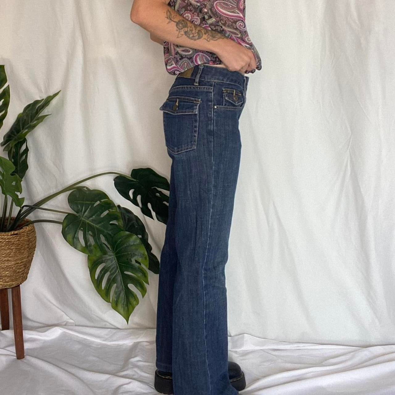 Y2K mid rise straight leg denim Jeans