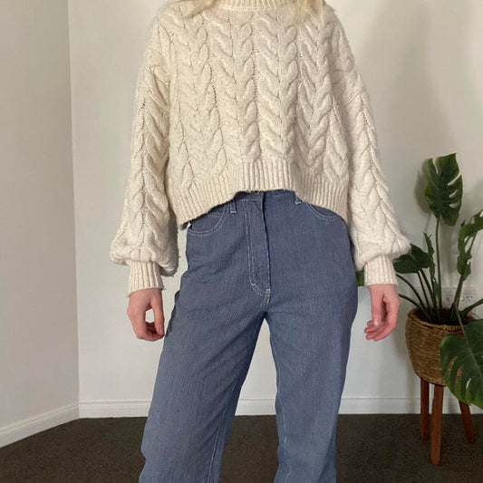 Vintage Jay jays pinstripe highwaisted pants