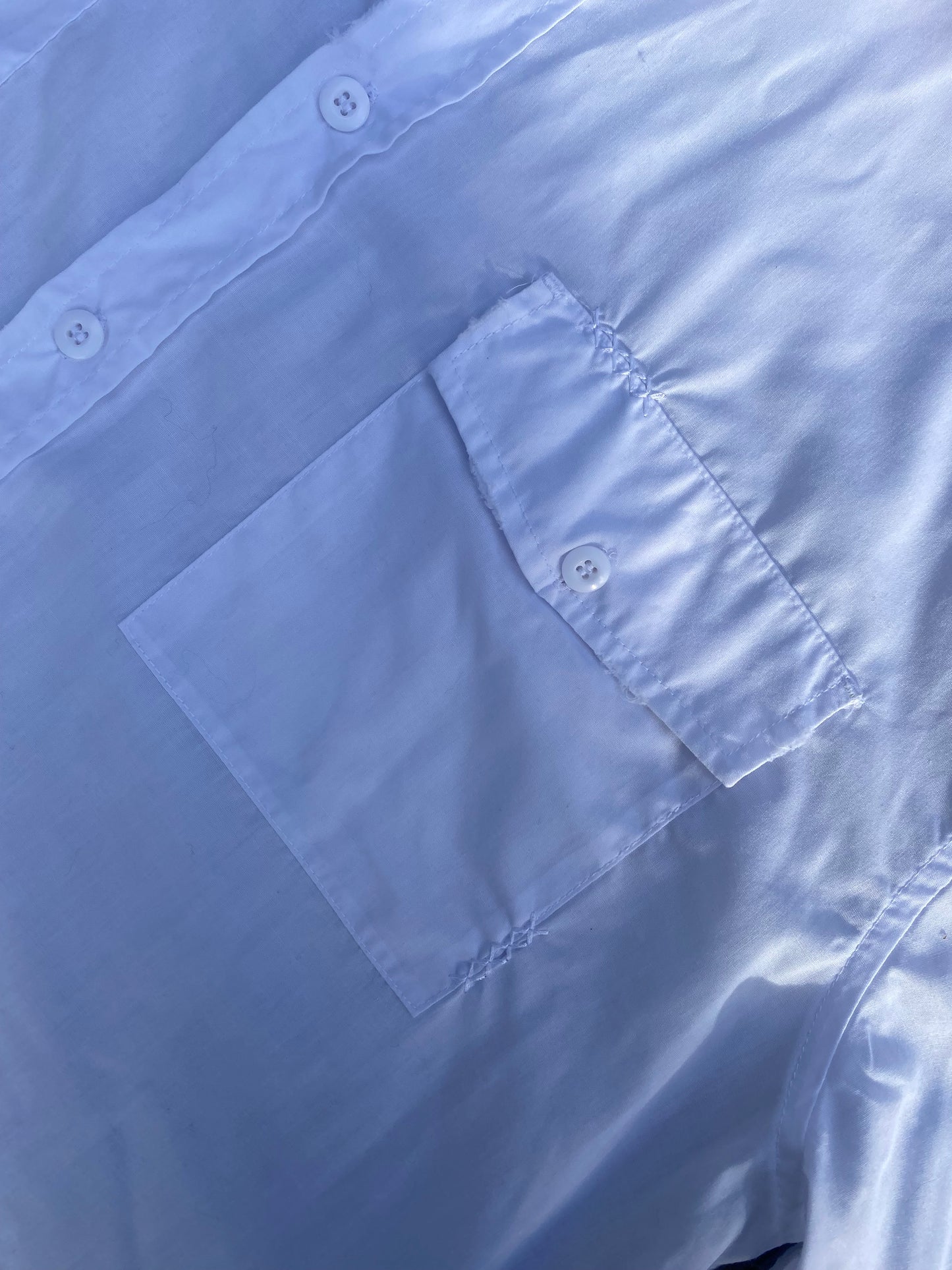 00s Hallensteins white button-up shirt