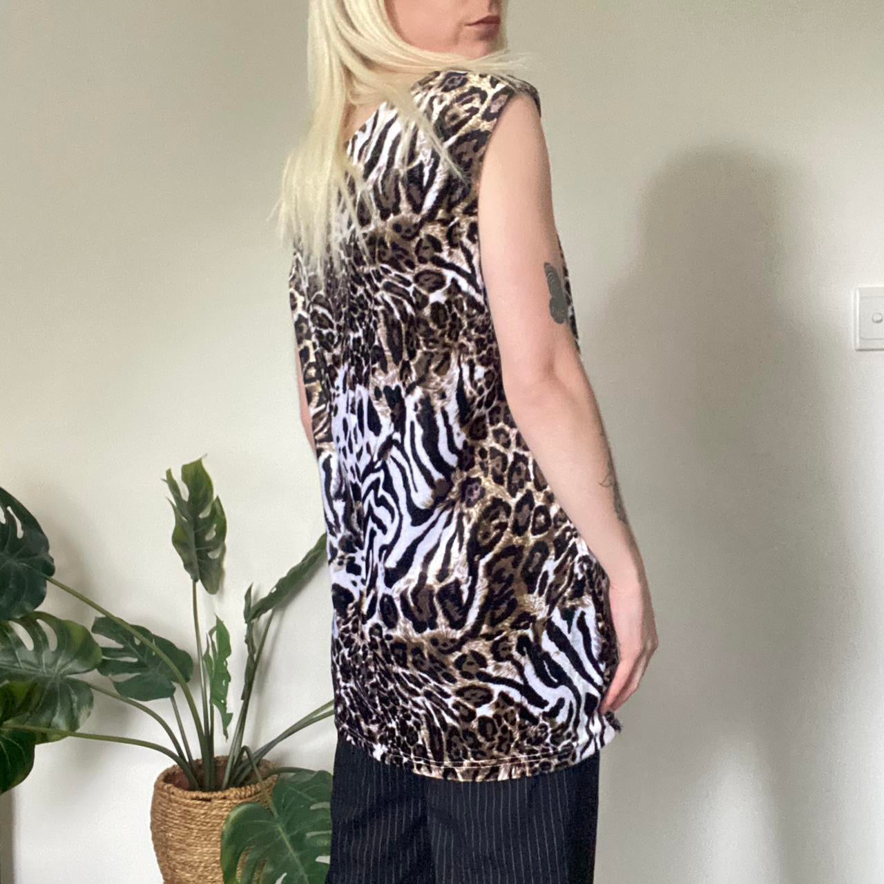Velvet Leopard print top/dress