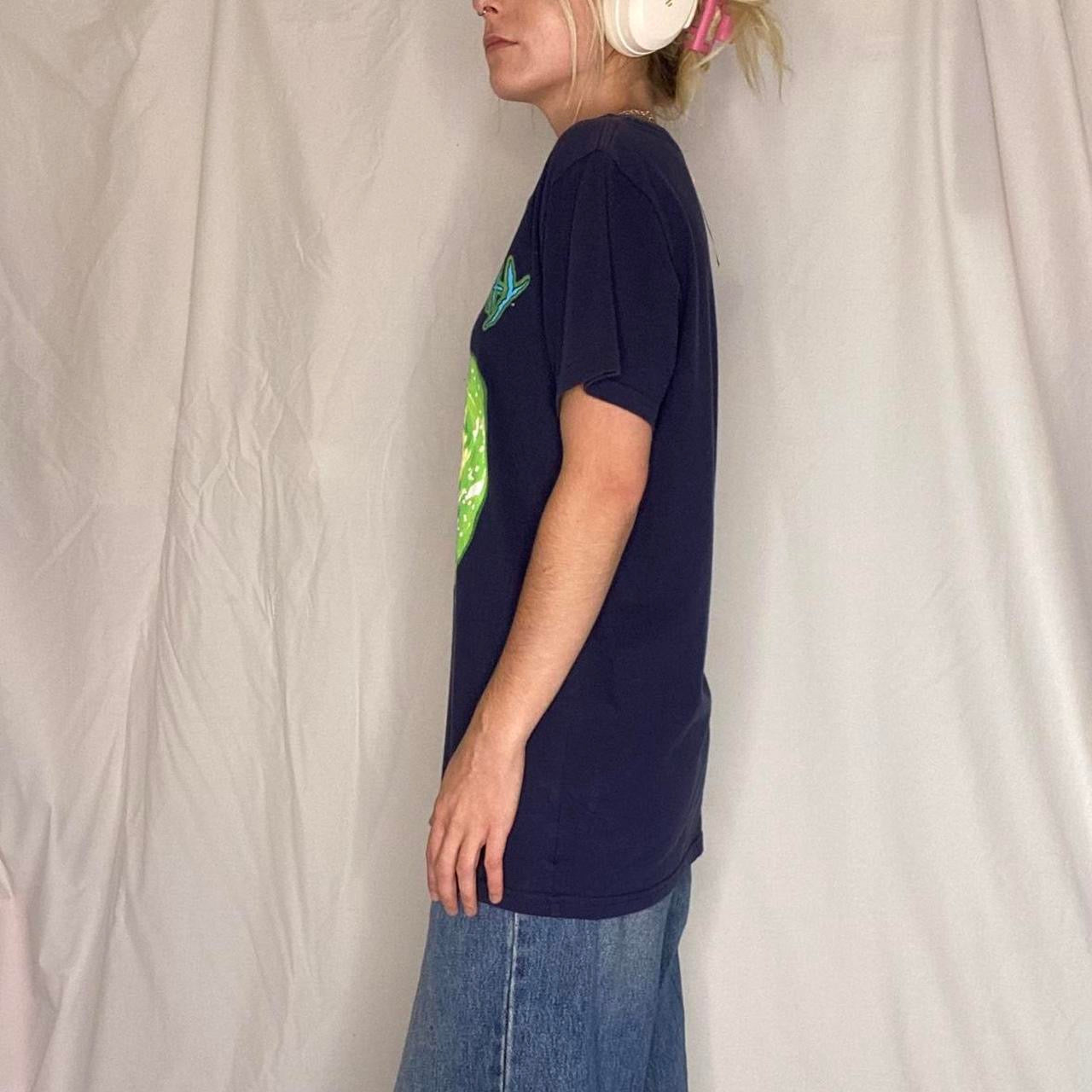 Navy Rick and Morty cotton T-shirt