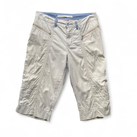 Y2K verge beige 3/4 cargo shorts