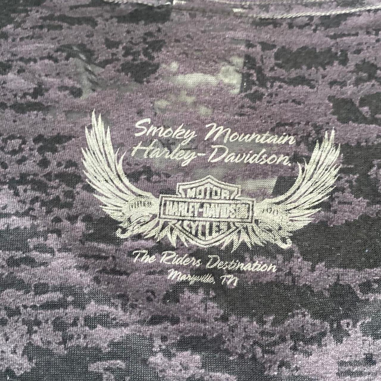 Y2K Harley Davidson Pink and Purple Longsleeve