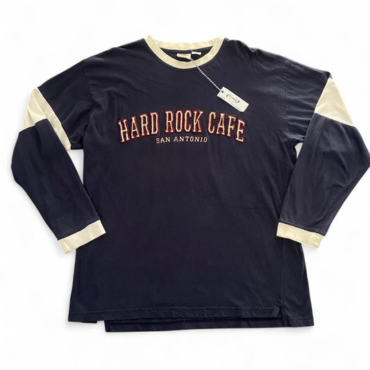 Vintage Hard Rock Cafe 90s Navy Longsleeve Top!