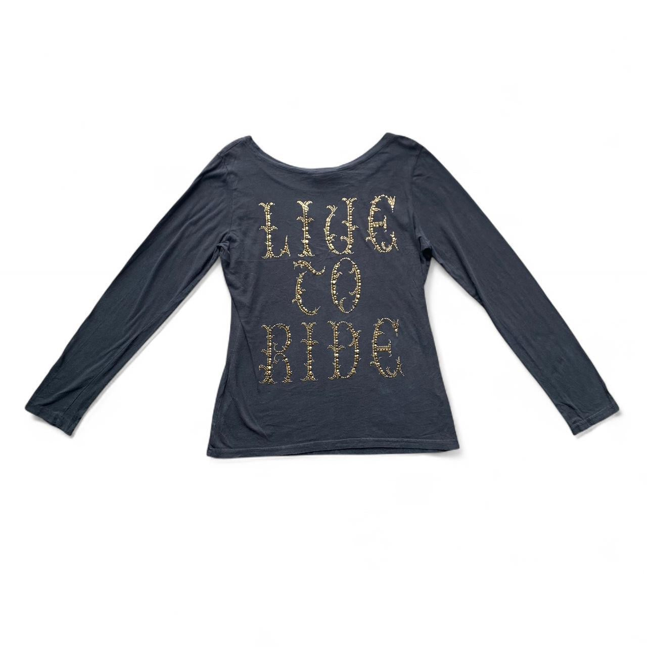 Cool Graphic Harley Davidson Longsleeve Top