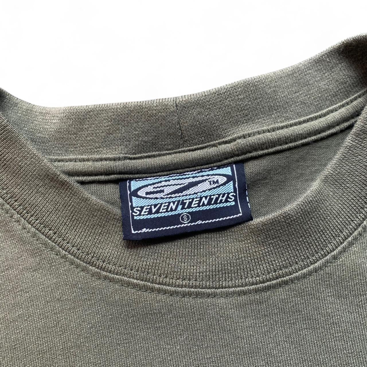 Khaki Green Surfer Graphic T-Shirt