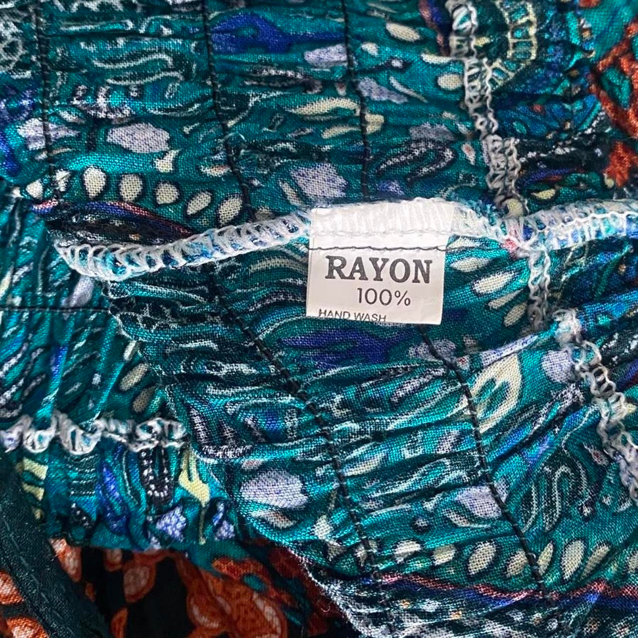 Super gorgeous floral teal and orange boho maxi dress