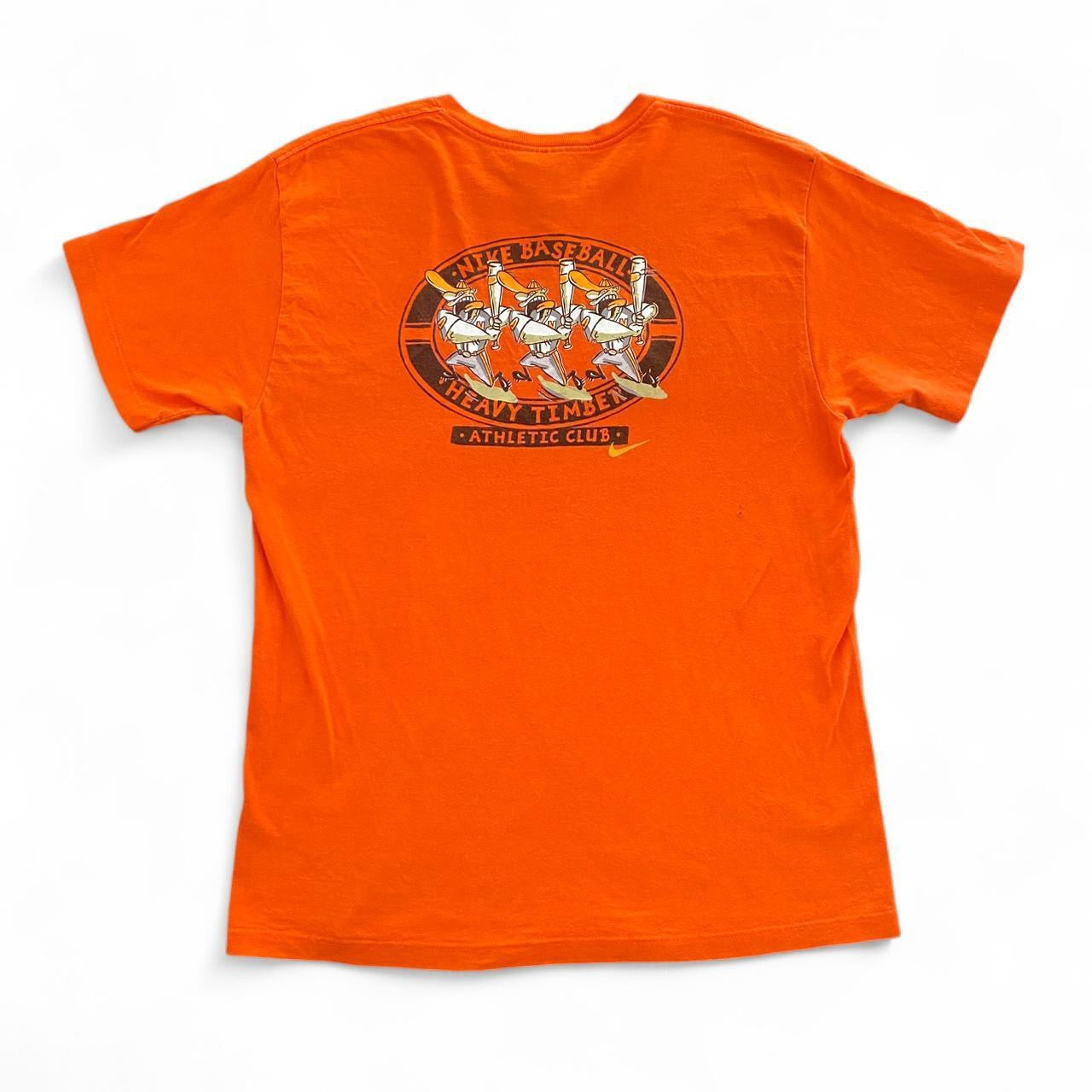 Vintage Orange Nike vintage graphic baseball tee