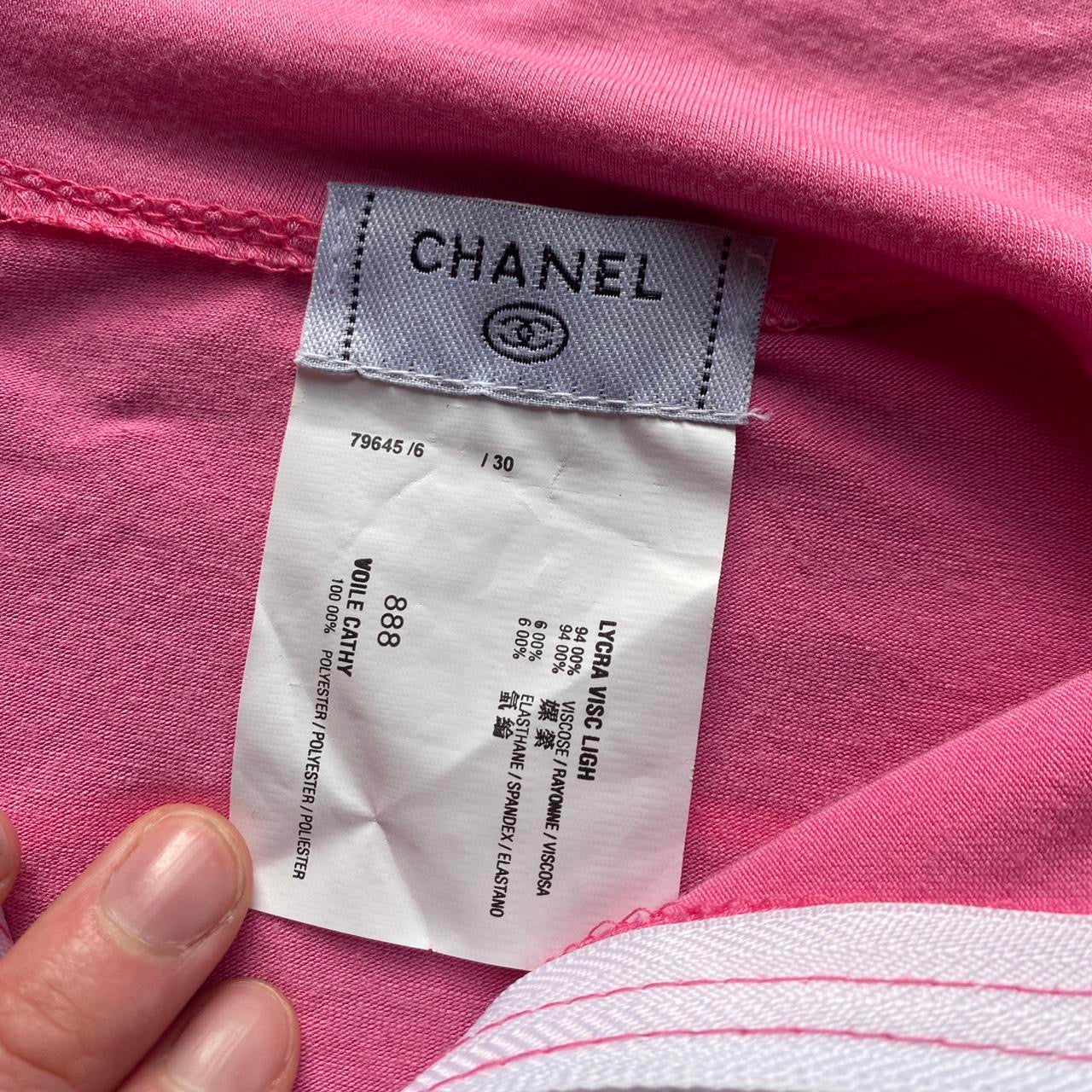 Y2K Chanel Pink lightweight zip up jacket