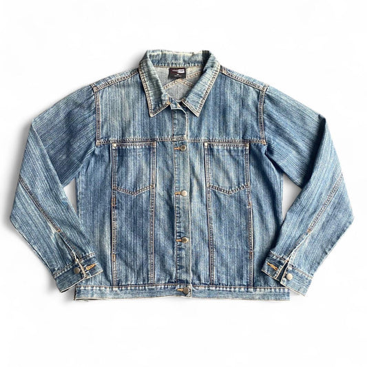 90s Vintage blue denim jacket