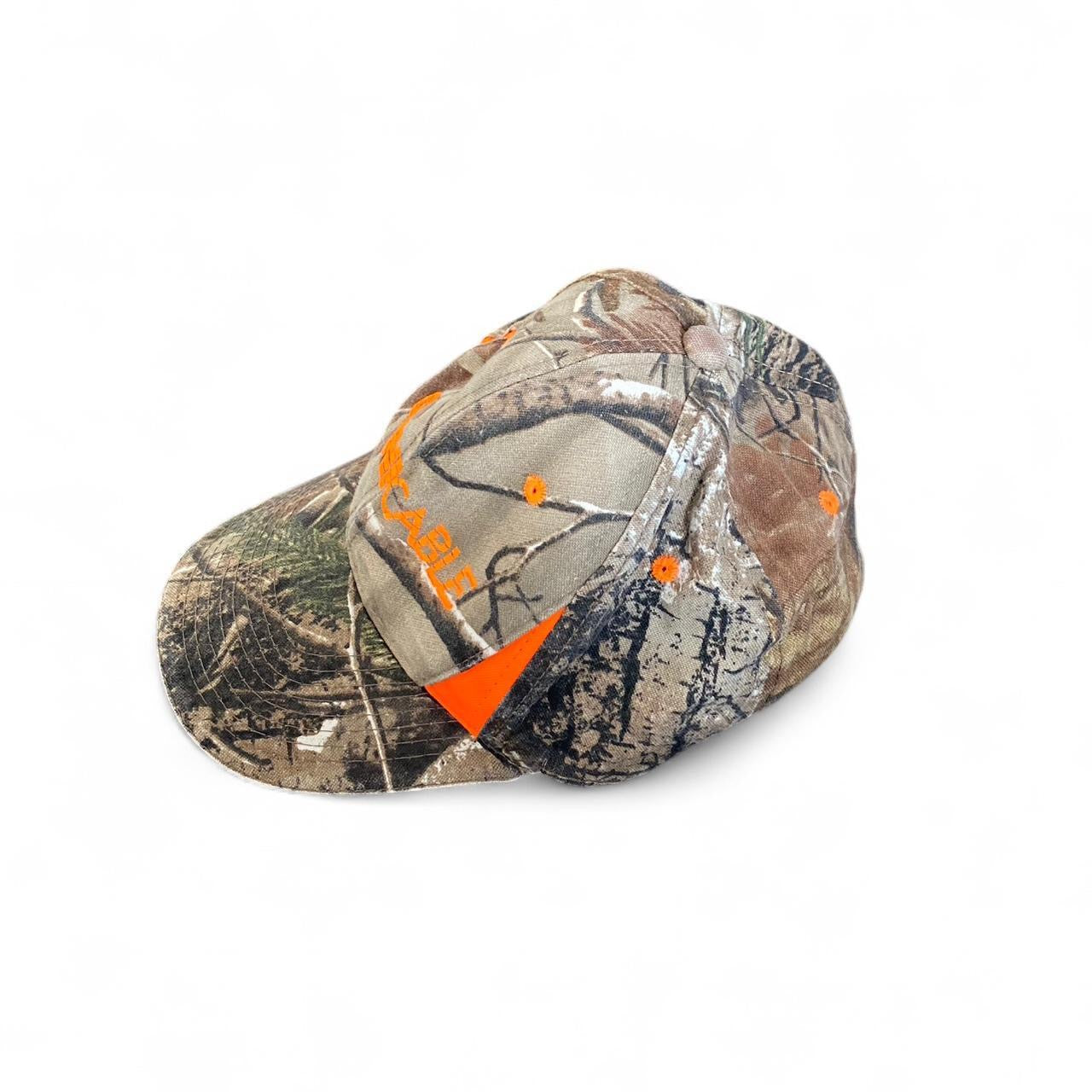 Sick real tree camo orange cap!