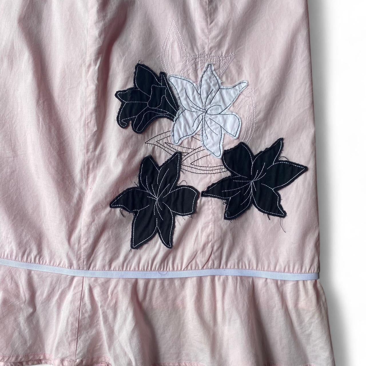Vintage pretty pink midi skirt