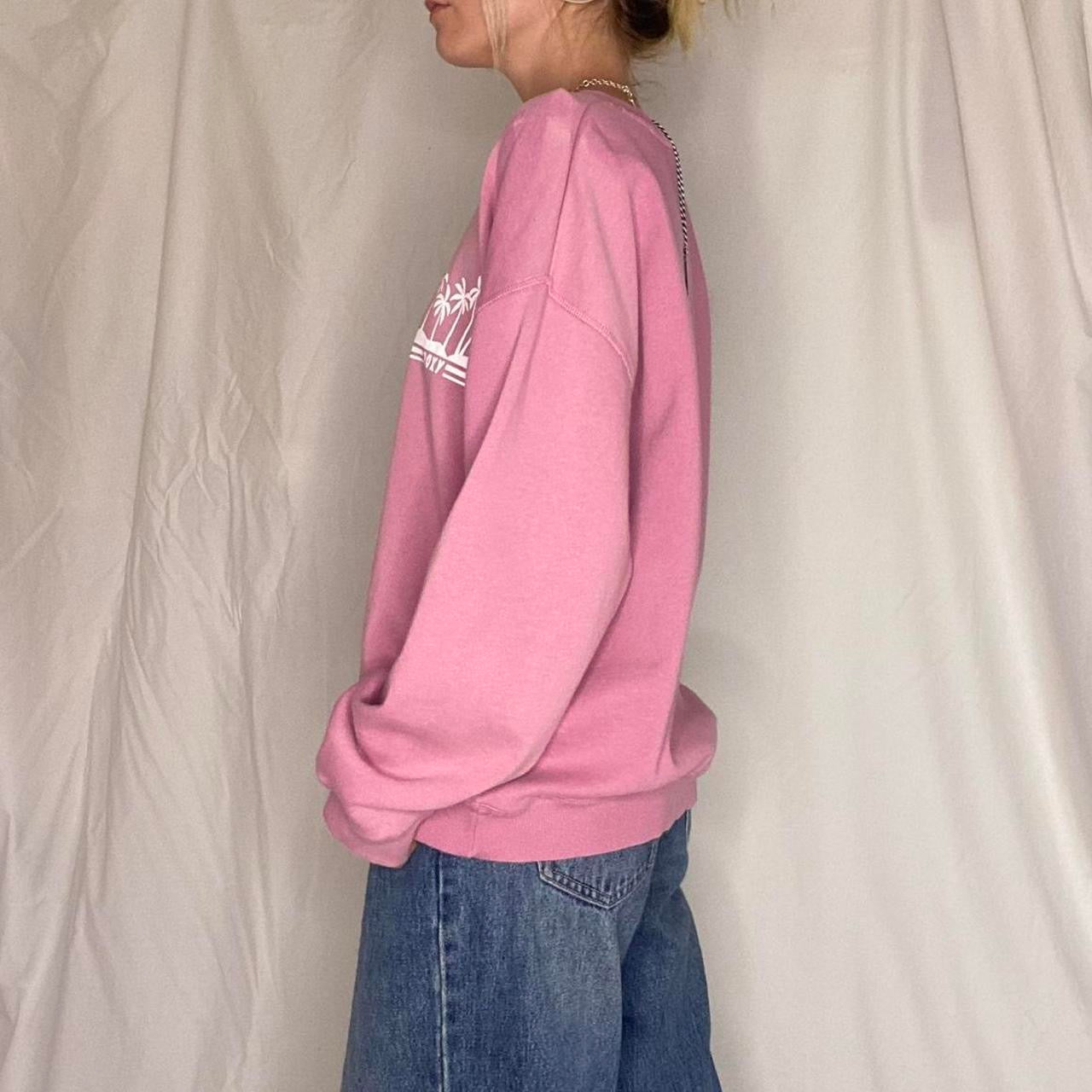 Pink Roxy Surfer Crew Neck Sweatshirt