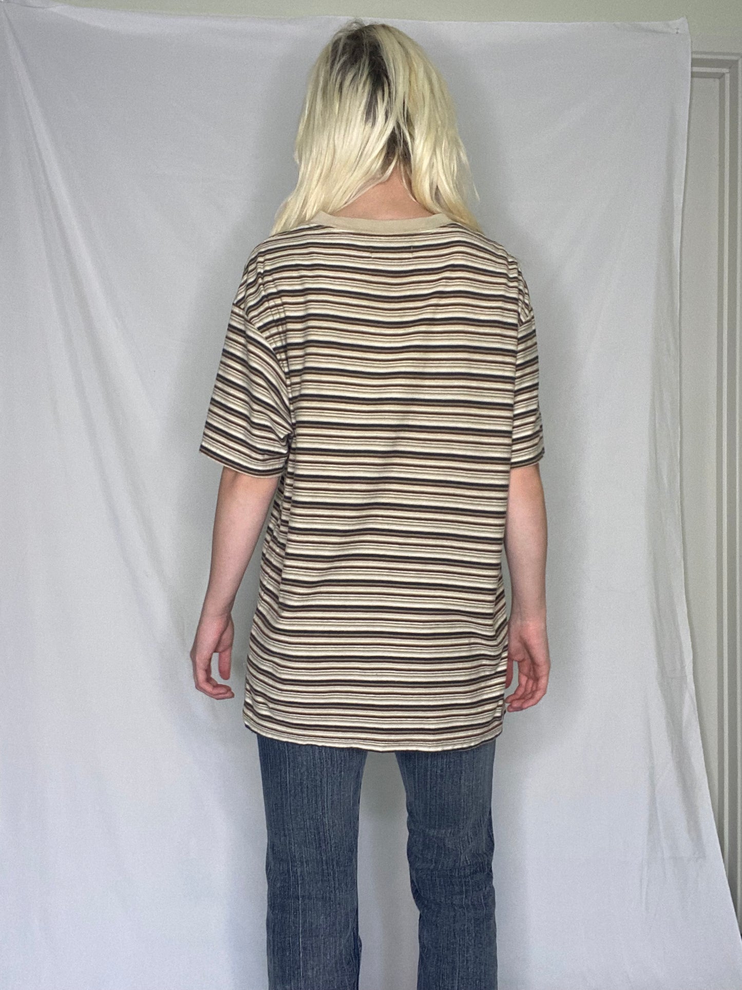 Vintage 90s striped cotton t-shirt