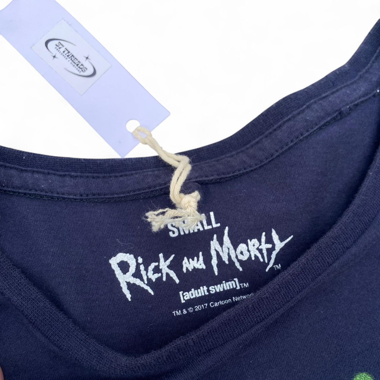 Navy Rick and Morty cotton T-shirt