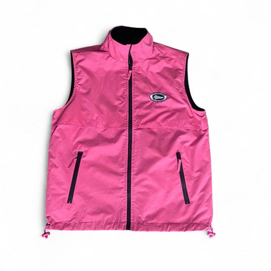Cool Silver Ferns Pink fleece vest!