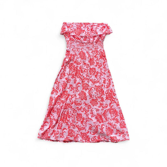The cutest Roxy red and pink summer dress
