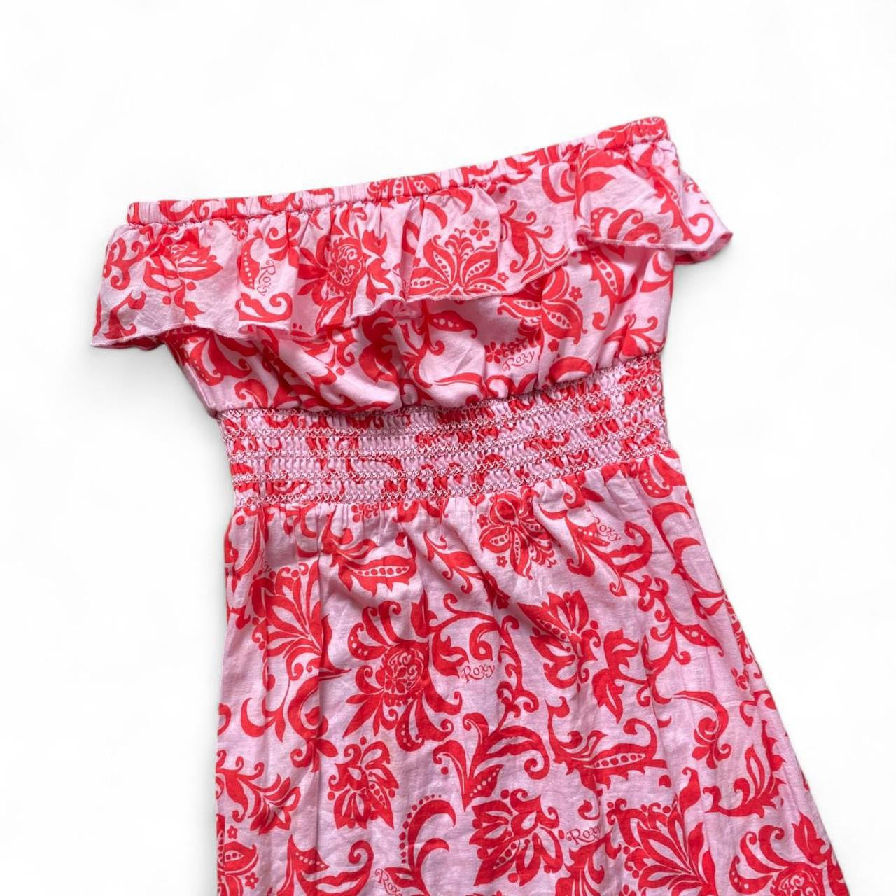The cutest Roxy red and pink summer dress