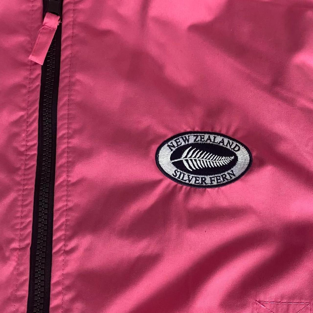 Cool Silver Ferns Pink fleece vest!