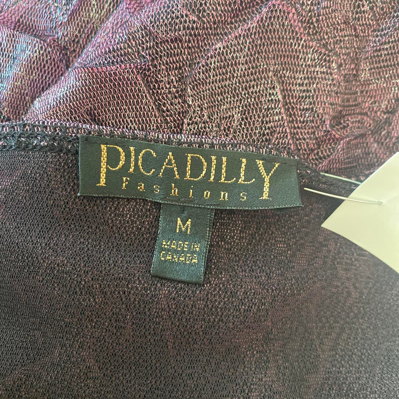 Vintage Purple Petal ruched Top