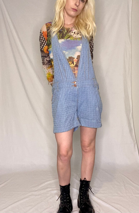 Amazing Vintage Blue Denim Overalls