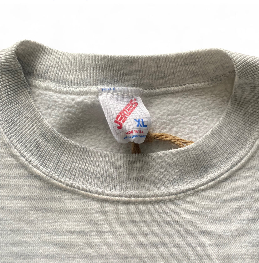 Vintage 80s Grey Strike Bowling Sweatshirt