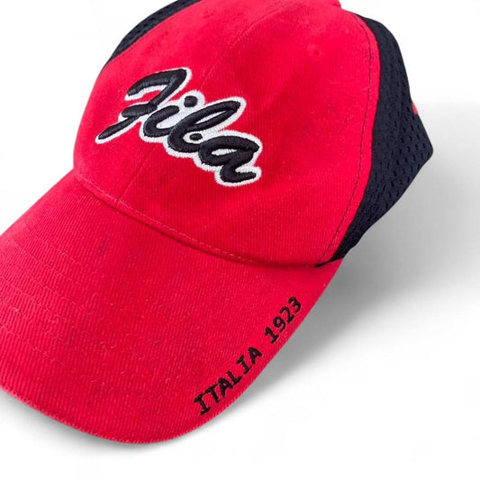 Vintage Fila Italia 1923 red/black cap