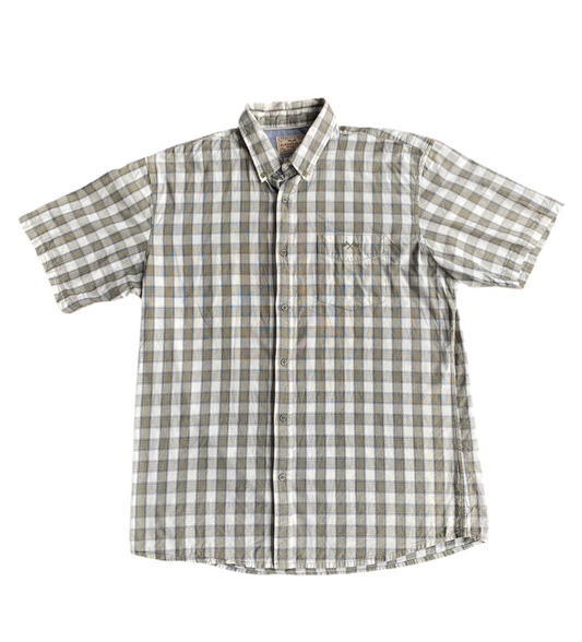 Vintage Green Plaid Button up!
