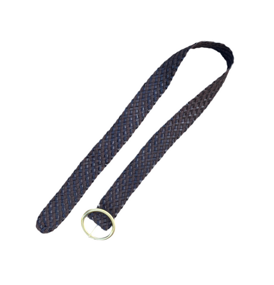 Amazing Y2K brown and gold woven belt