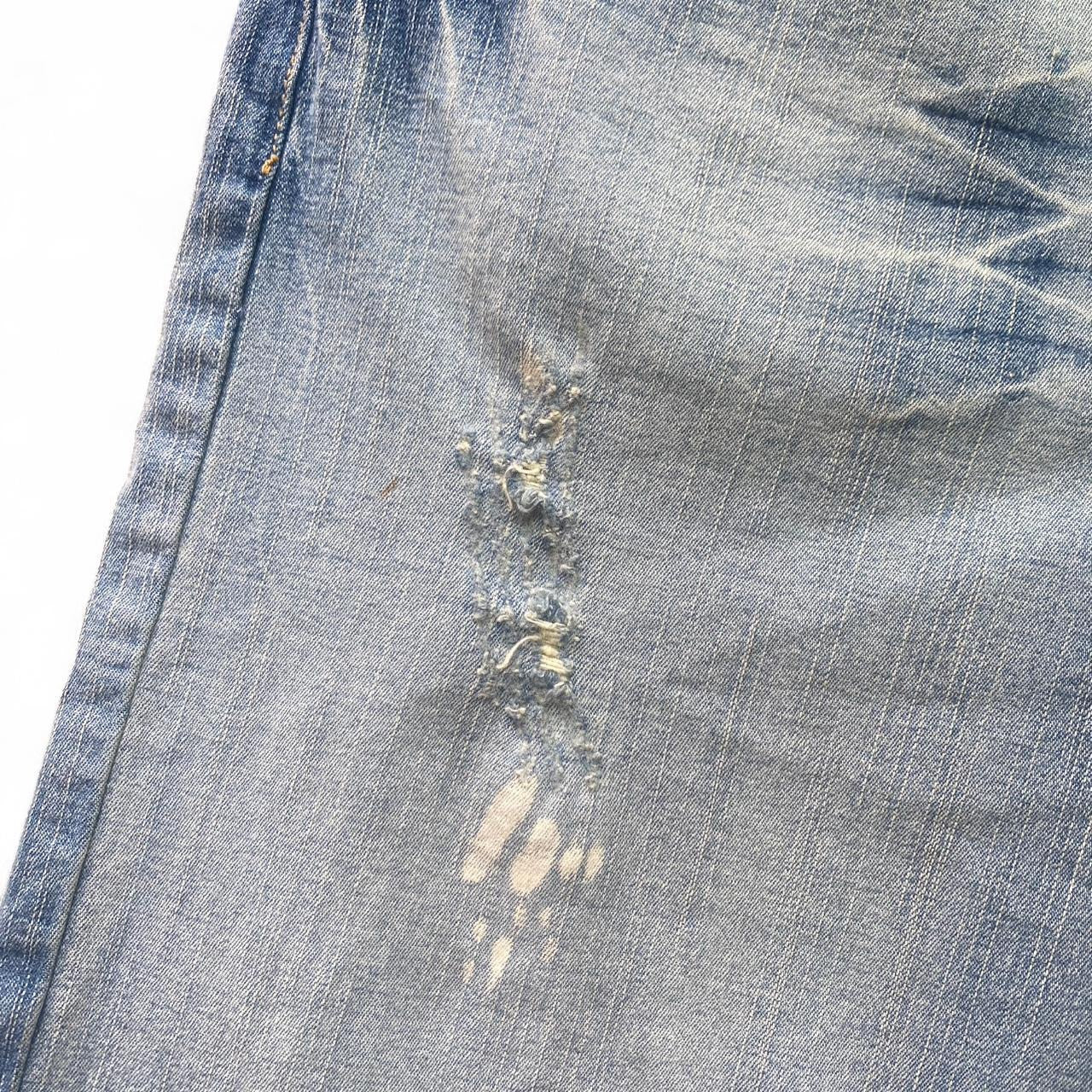 Authentic Deadstock Baby Phat Distressed Denim Jorts!