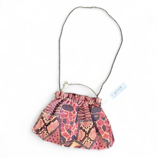 Vintage retro clasp bag purse with chain!