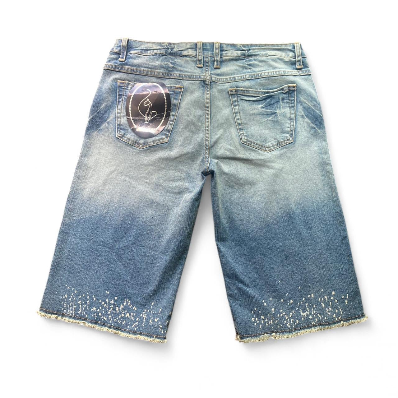 Authentic Deadstock Baby Phat Distressed Denim Jorts!